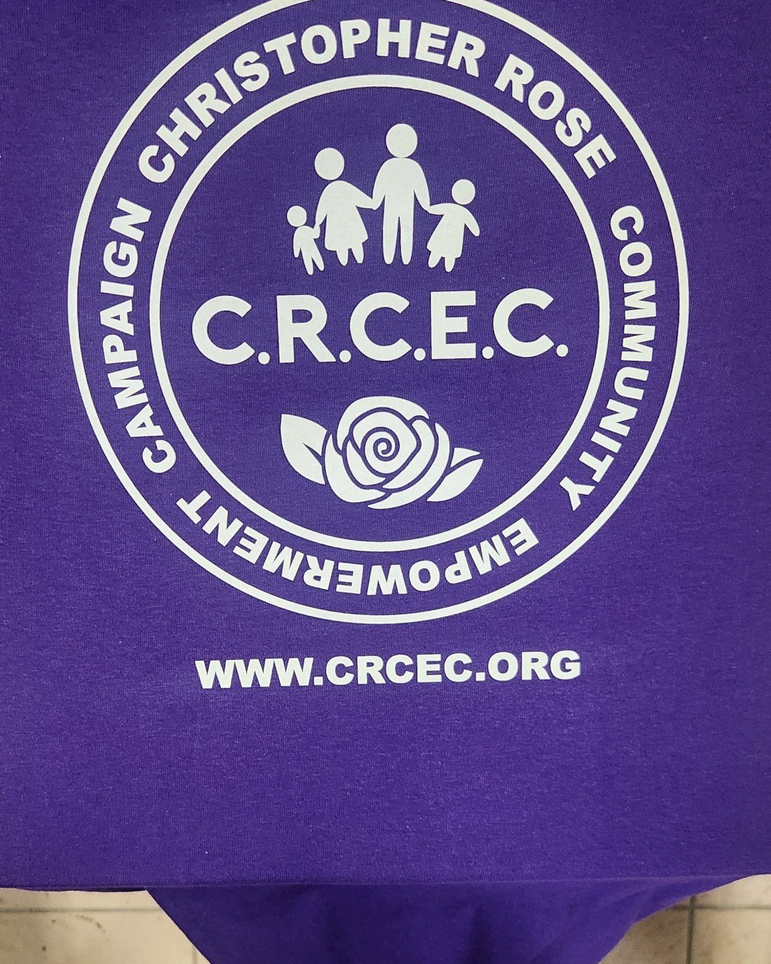 CRCEC Community Empowerment Campaign t-shirt